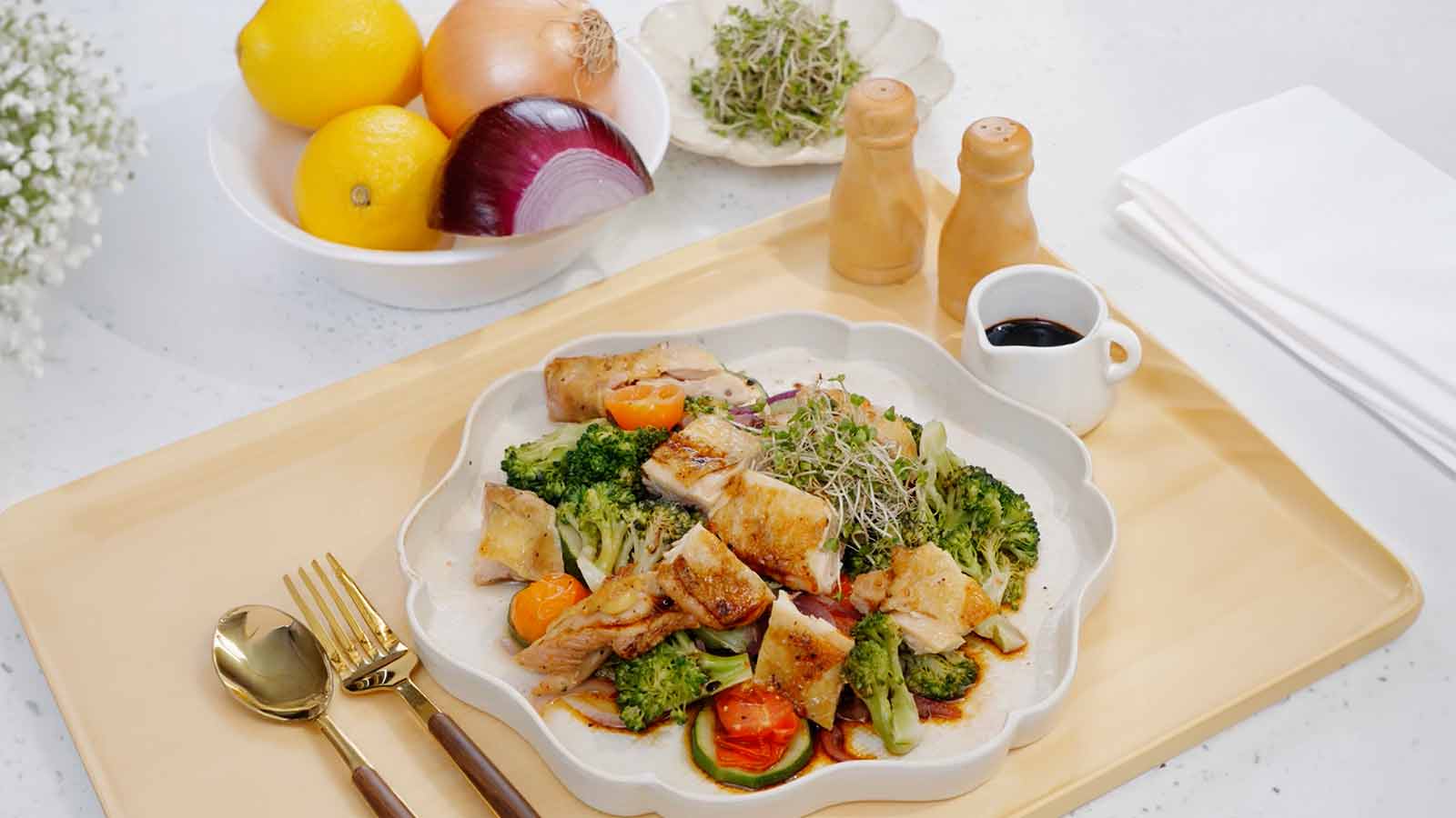 雞腿溫沙拉-HOHA希望綠洲健康協會